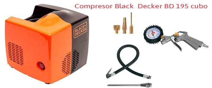 Compresor Black & Decker BD 195 cubo